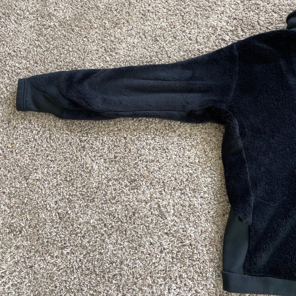 Mountain Hardwear Monkey Woman Fleece Jacket Black Full Zip Polartec Large - Picture 13 of 16